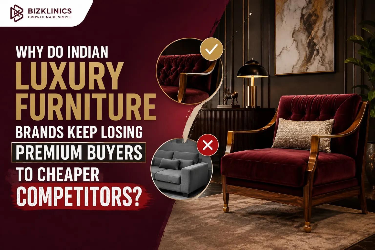 Why Do Indian Luxury Furniture Brands Keep Losing Premium Buyers to Cheaper Competitors?