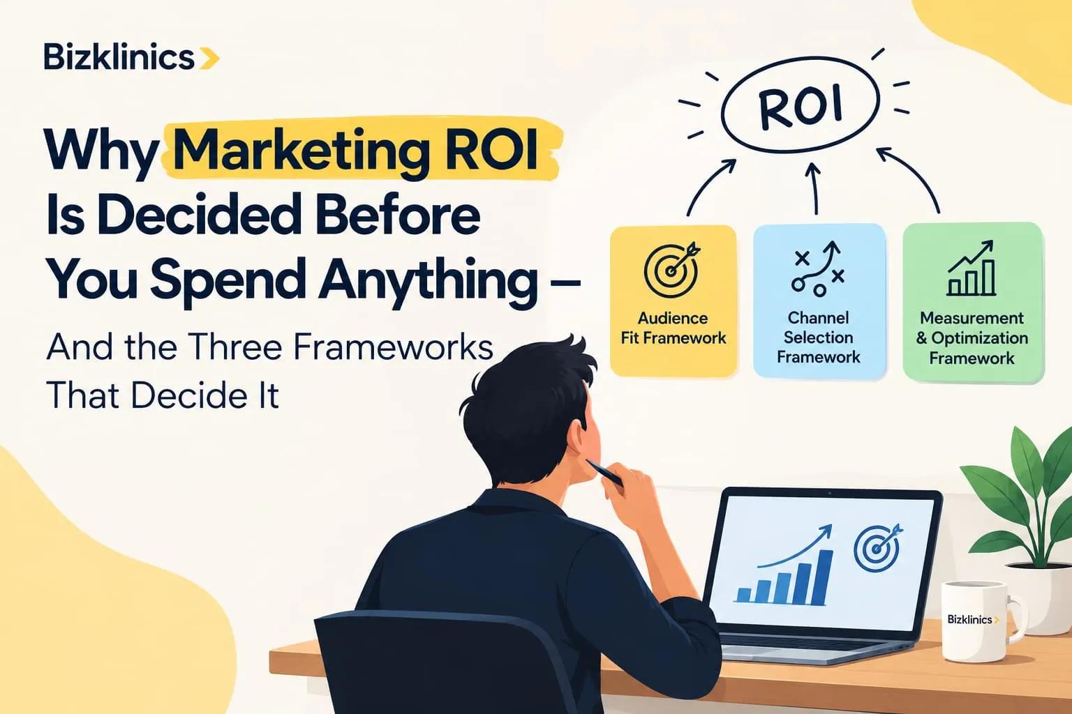 Why Marketing ROI Is Decided Before You Spend Anything, And the Three Frameworks That Decide It
