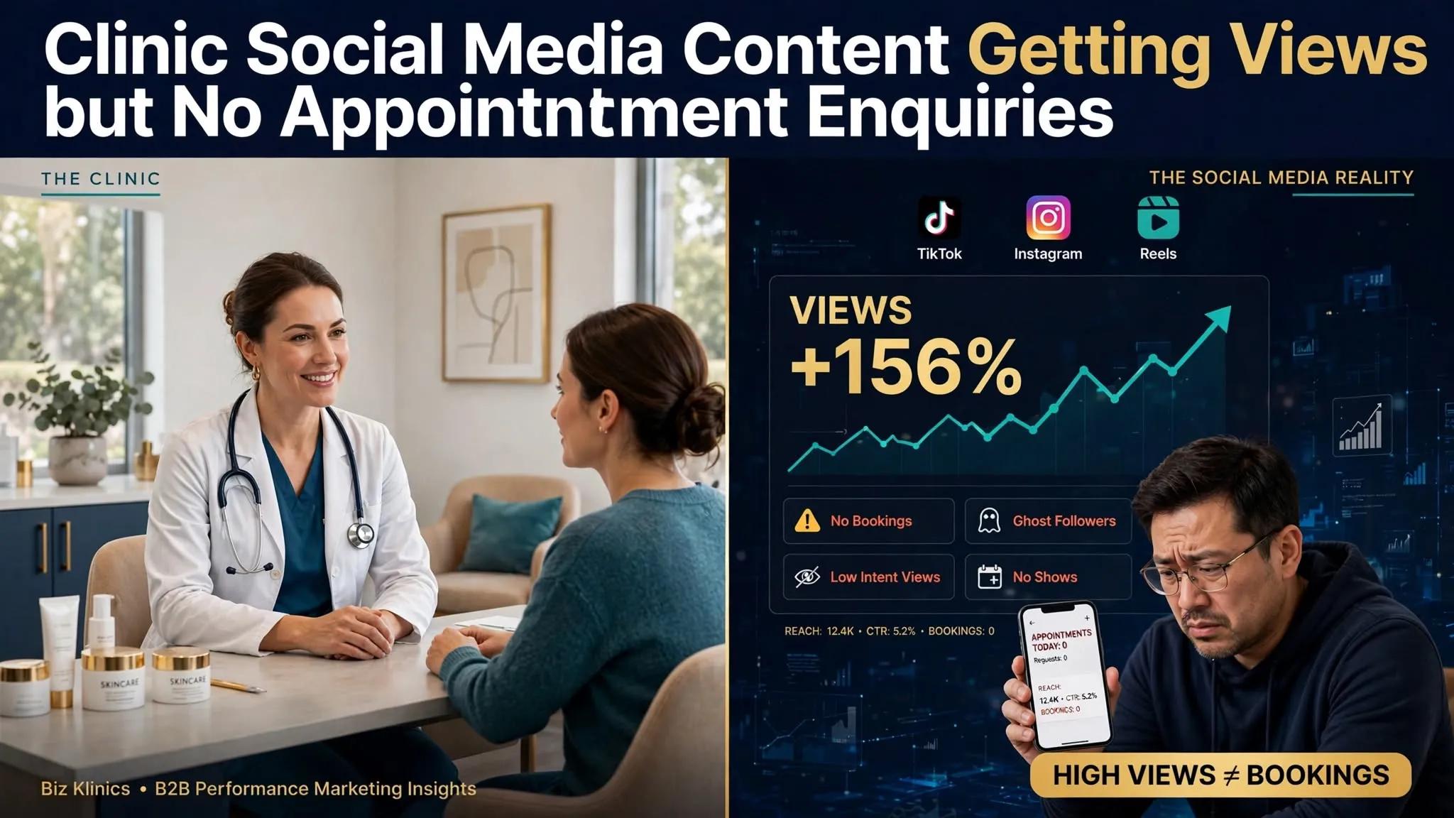 Clinic Social Media Content Getting Views but No Appointment Enquiries